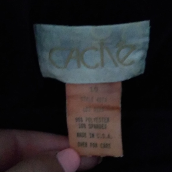 Velvet long skirt with pants attached - Picture 5 of 5